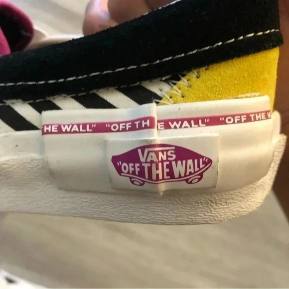 VANS Authentic Style Shoes Sneaker Size Men 5‎ Women 6.5 Checkered Multi 721454 - Picture 5 of 9